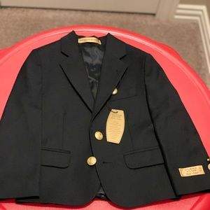 Brand new Navy And Gold button blazer - 3T boy